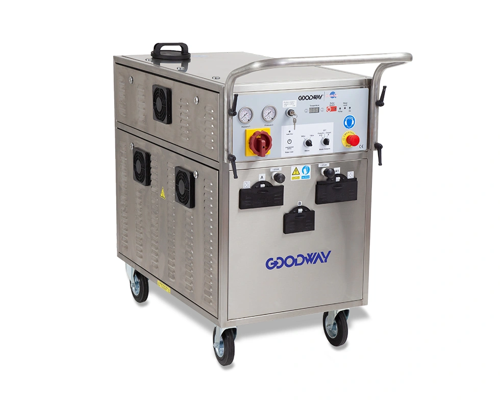 Limpiador a Vapor Seco de Uso Súper Industrial | Dry Steam Cleaners |  Goodway